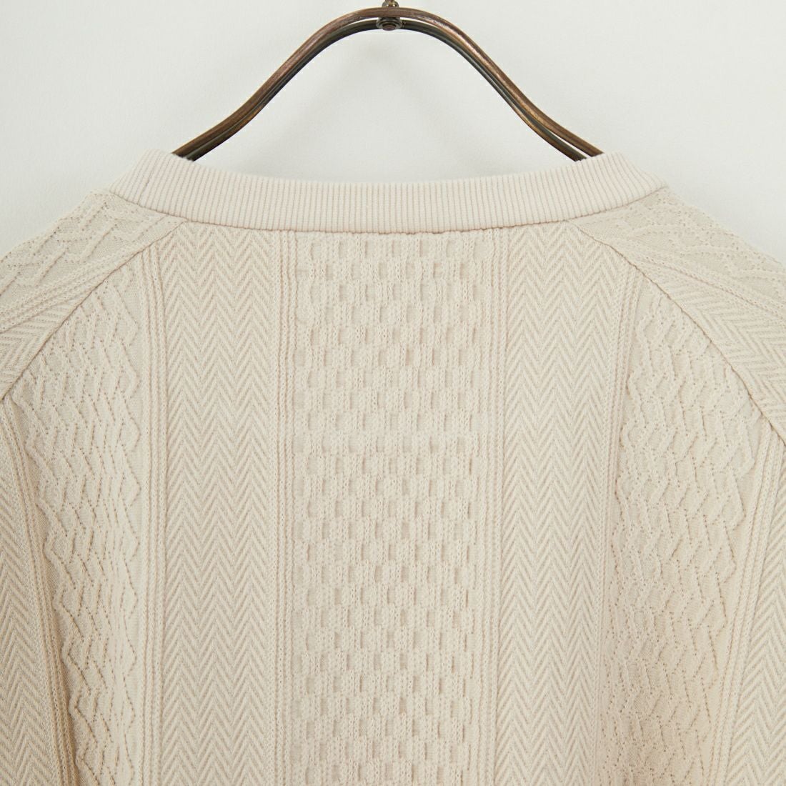 ILL ONE EIGHTY [イル ワンエイティ] ケーブルクルーネック [ILL251-16] IVORY