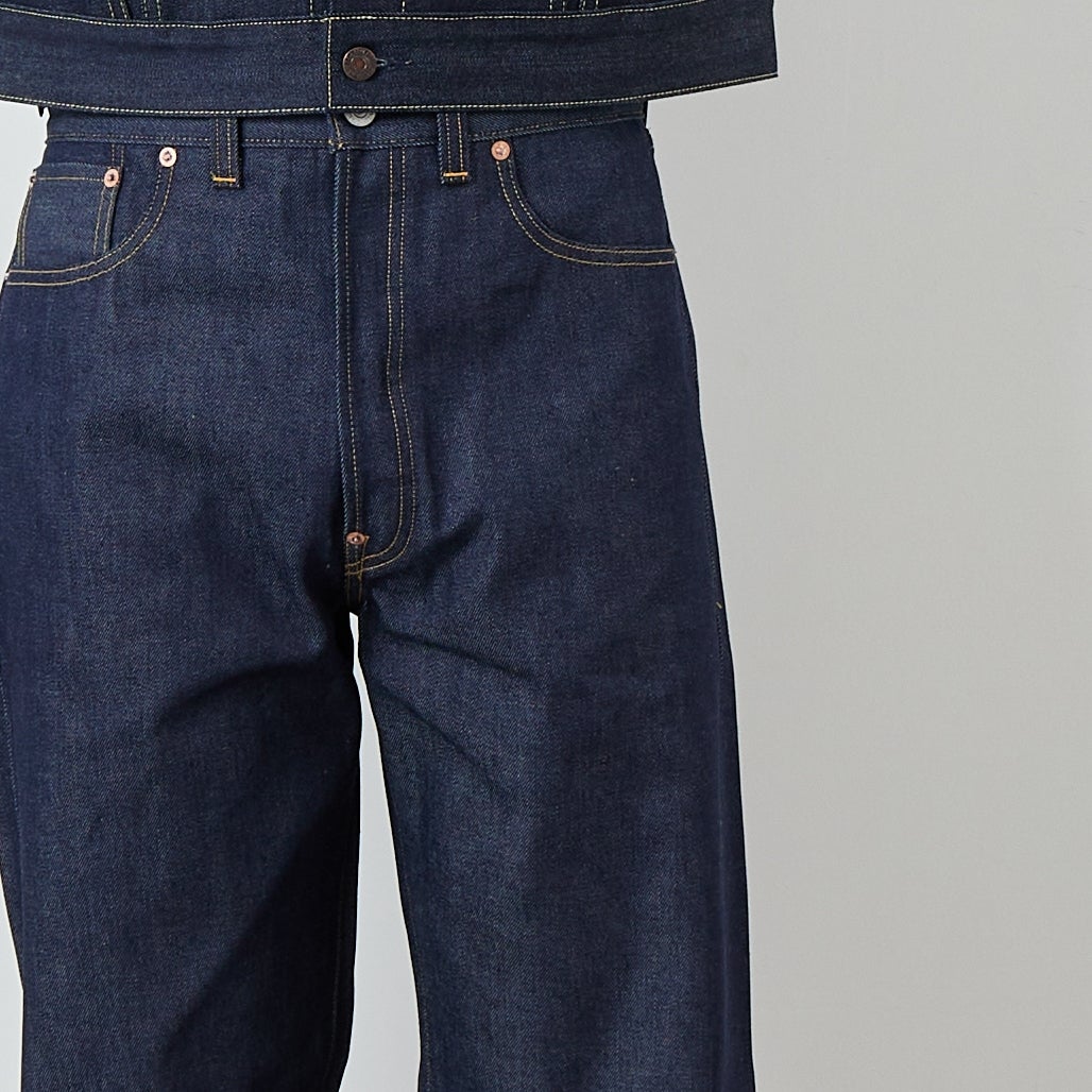 LEVIS Vintage Clohing [リーバイス ヴィンテージ クロージング] 1933MODEL オーガニック リジット ジーンズ [33501-00] 49 1933 50 &&モデル身長：179cm 着用サイズ：34&&