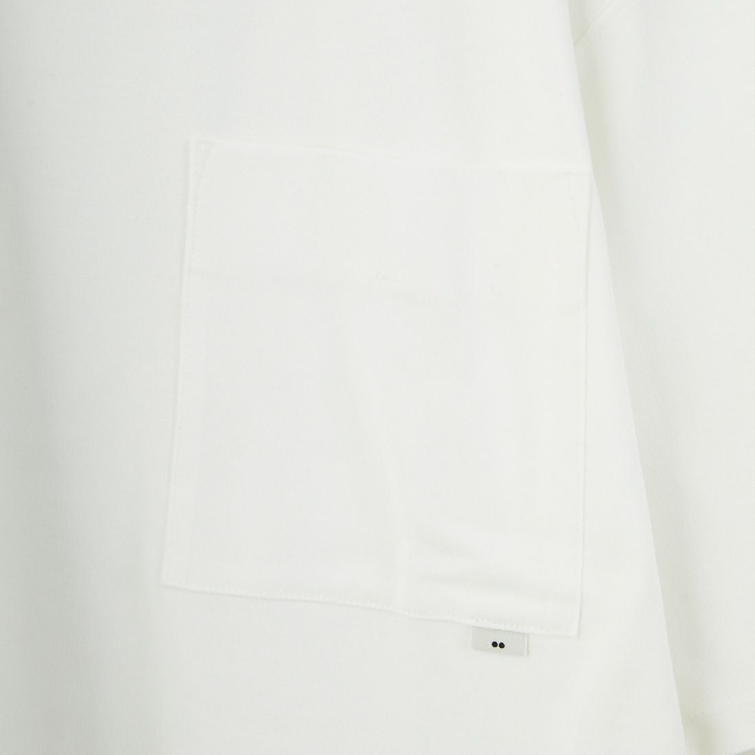 amne [アンヌ] ヘビープレーティング ポケットTシャツ [AMN-CS-076] WHITE