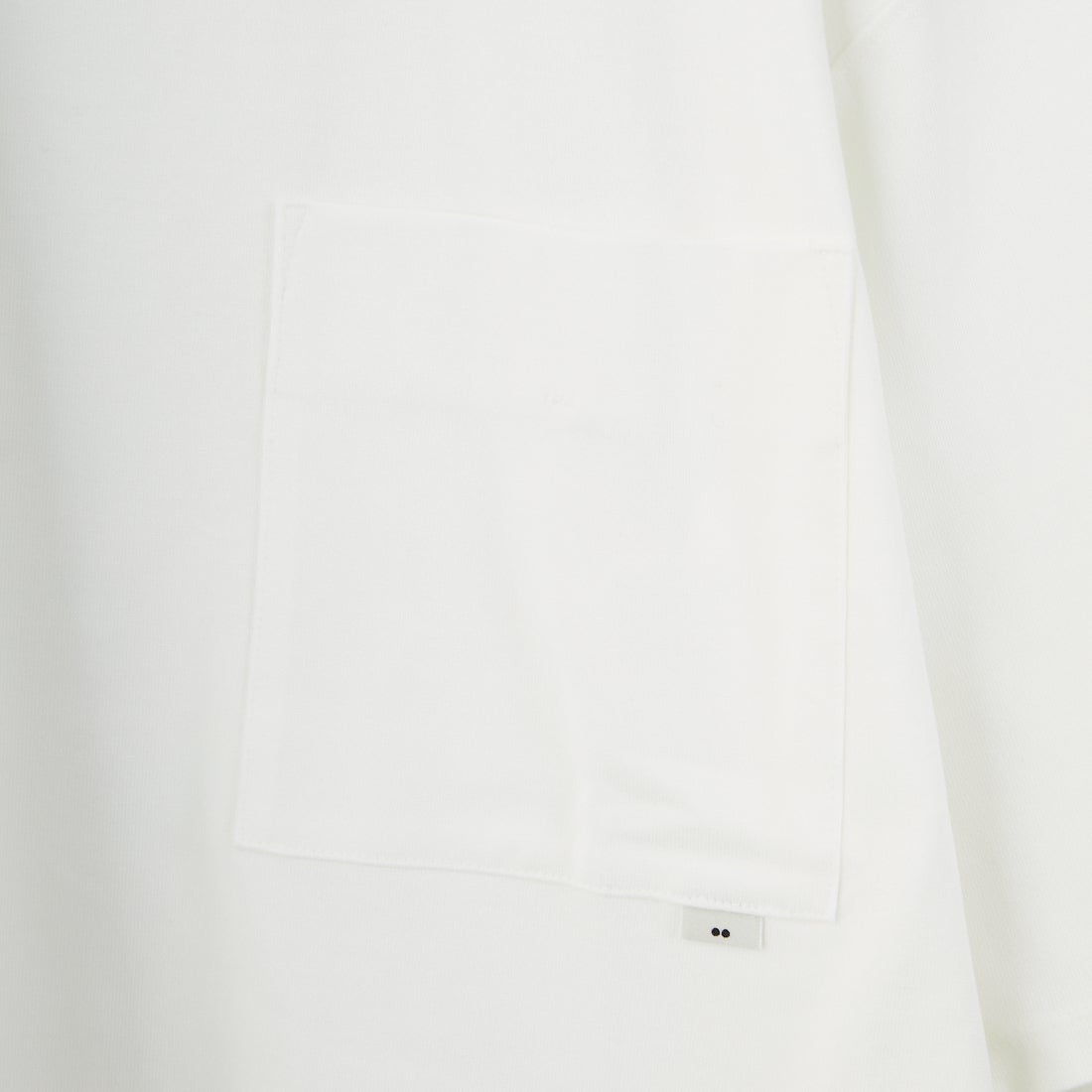 amne [アンヌ] ヘビープレーティング ポケットTシャツ [AMN-CS-076] WHITE