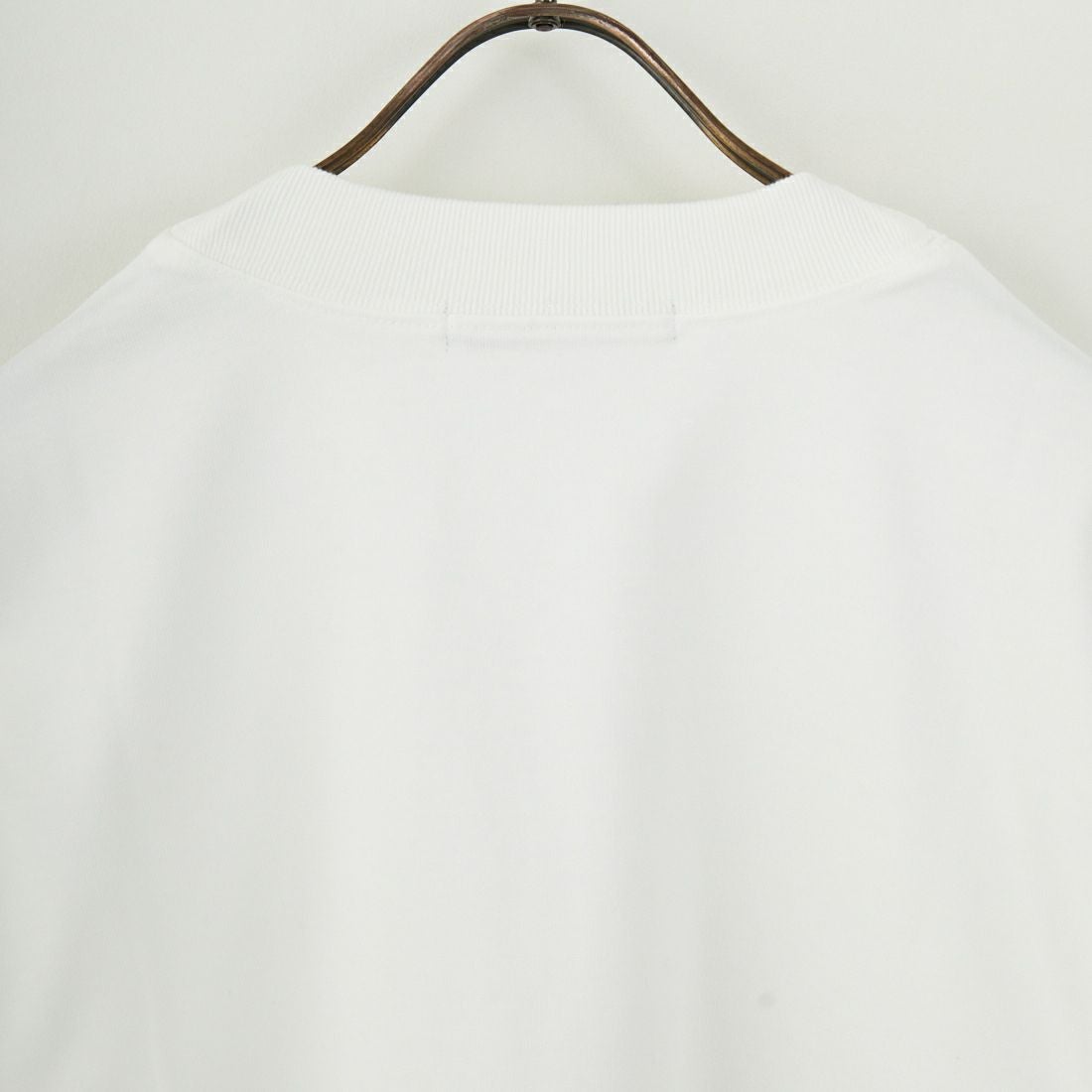 amne [アンヌ] ヘビープレーティング ポケットTシャツ [AMN-CS-076] WHITE