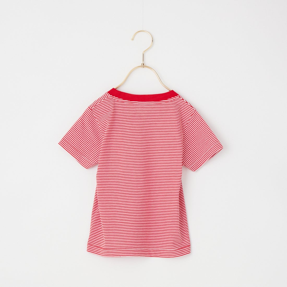DANTON [ダントン] キッズクルーネックボーダーTシャツ [DT-C0206CVT] RED/WHITE