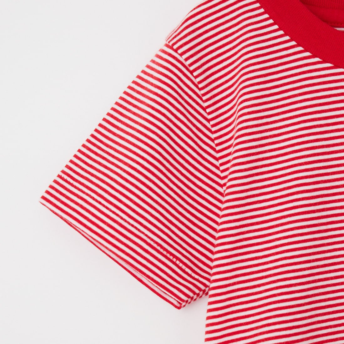 DANTON [ダントン] キッズクルーネックボーダーTシャツ [DT-C0206CVT] RED/WHITE