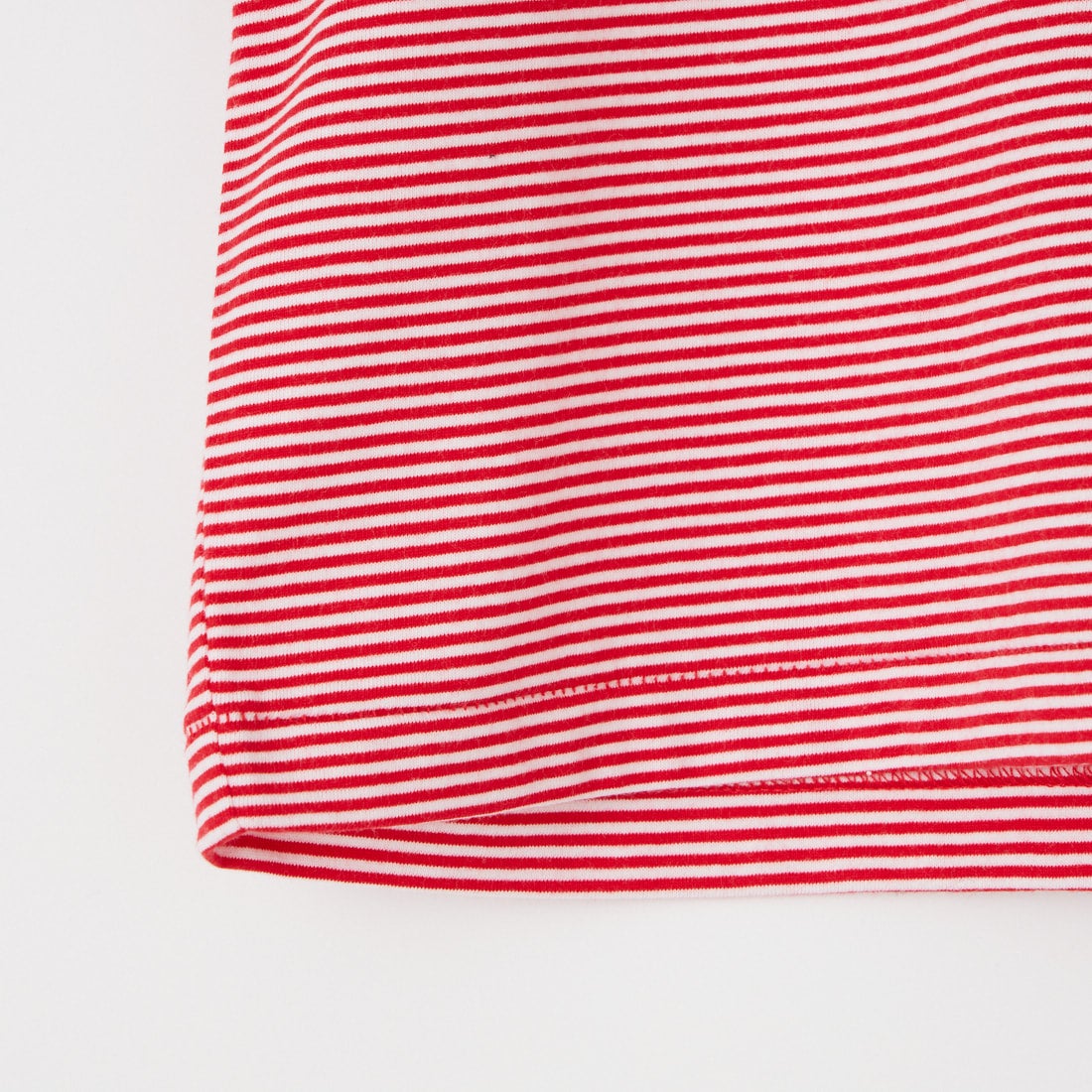 DANTON [ダントン] キッズクルーネックボーダーTシャツ [DT-C0206CVT] RED/WHITE