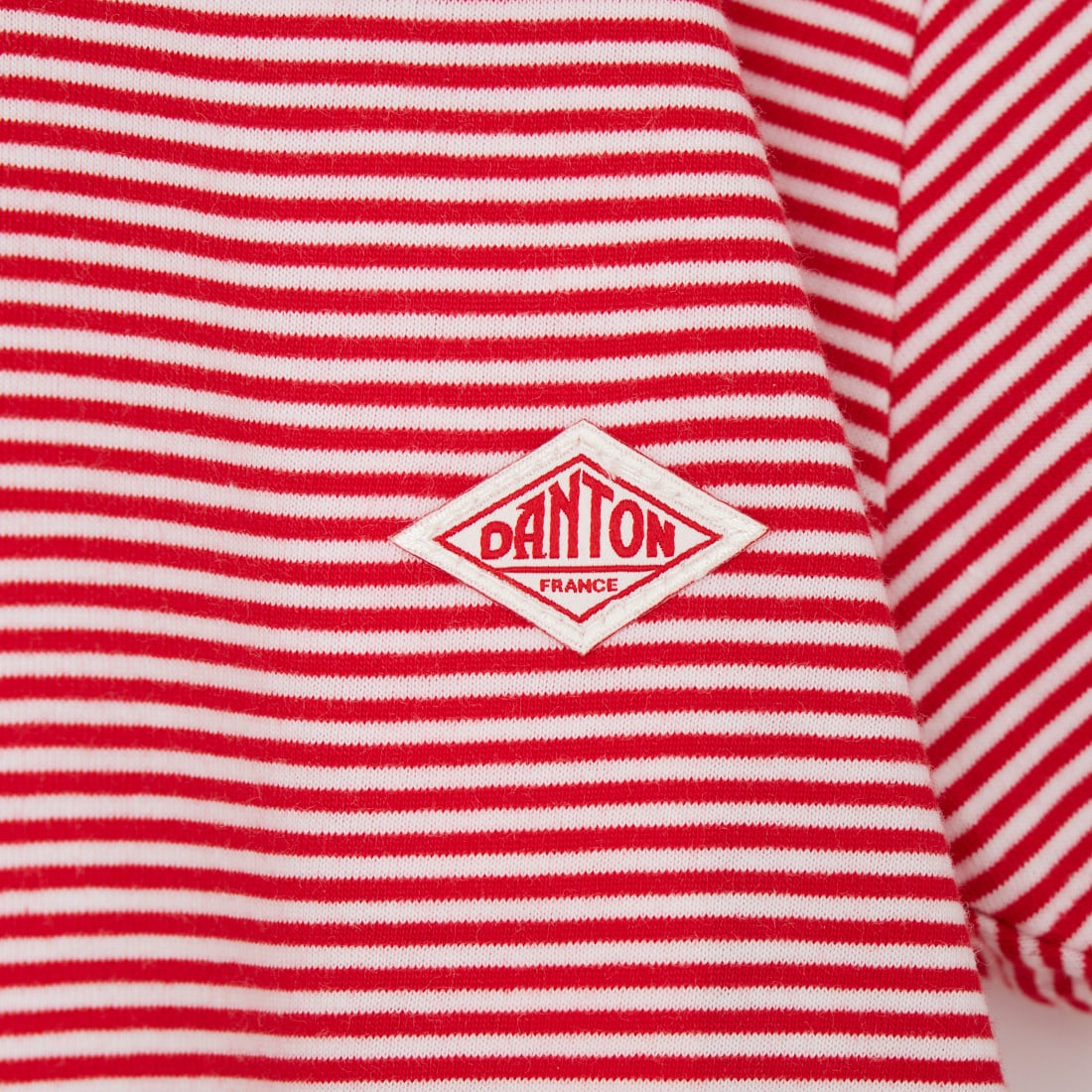DANTON [ダントン] キッズクルーネックボーダーTシャツ [DT-C0206CVT] RED/WHITE