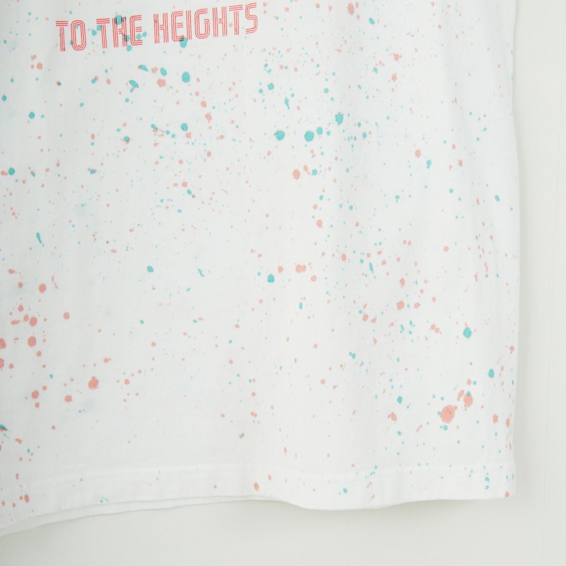 BALMYDAY'S [バルミーデイズ] SPLASH Tシャツ [BAL-25SS-CS55] WHITE