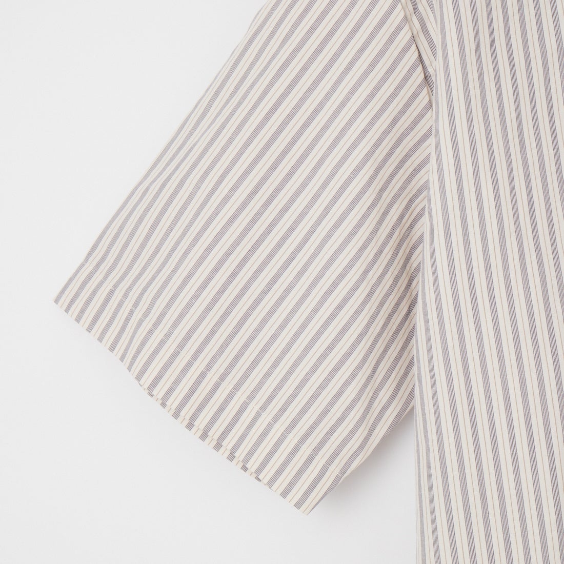 DANTON [ダントン] コットンリネン ストライプバンドカラーシャツ [JD-3788SCP] ECR/CHR ST