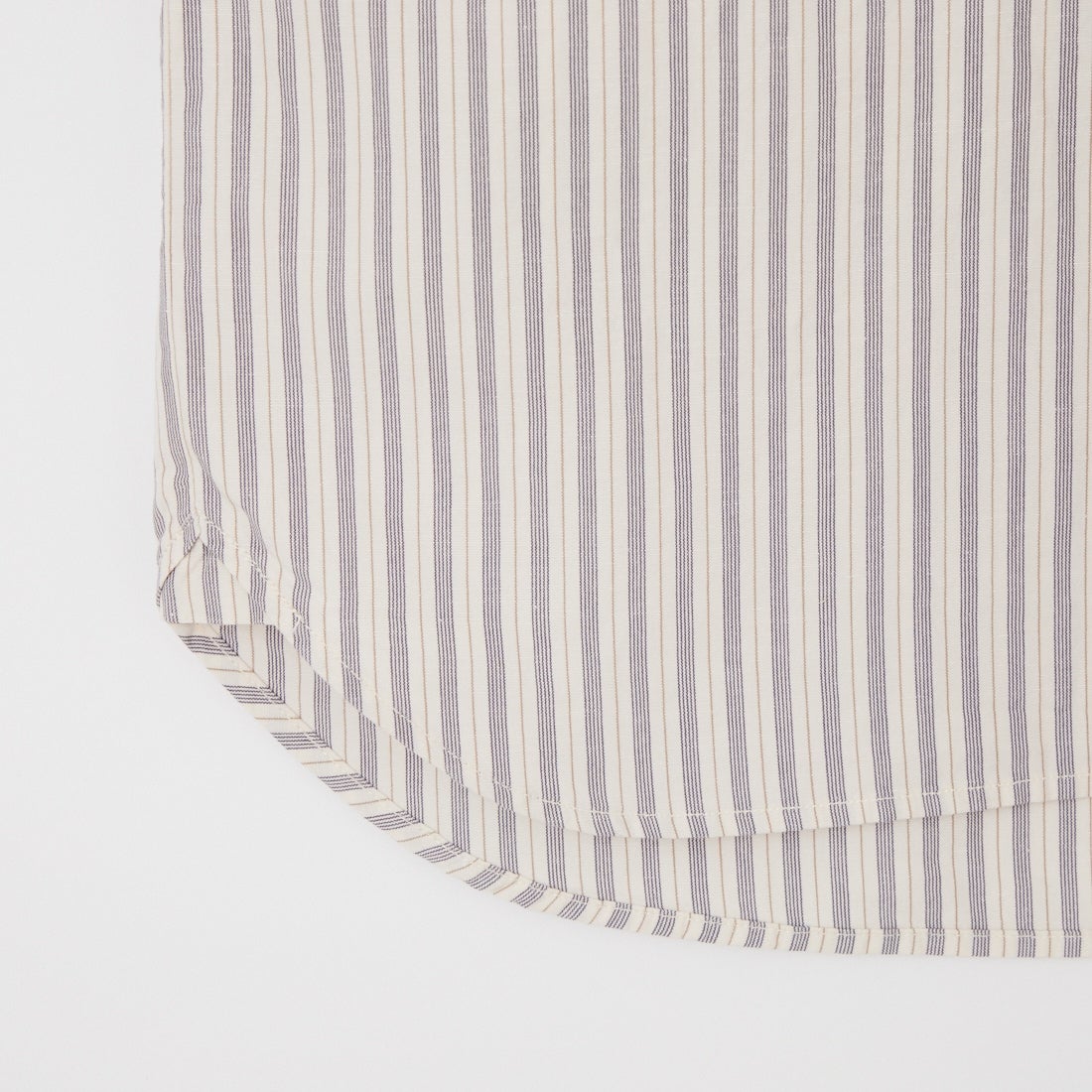 DANTON [ダントン] コットンリネン ストライプバンドカラーシャツ [JD-3788SCP] ECR/CHR ST