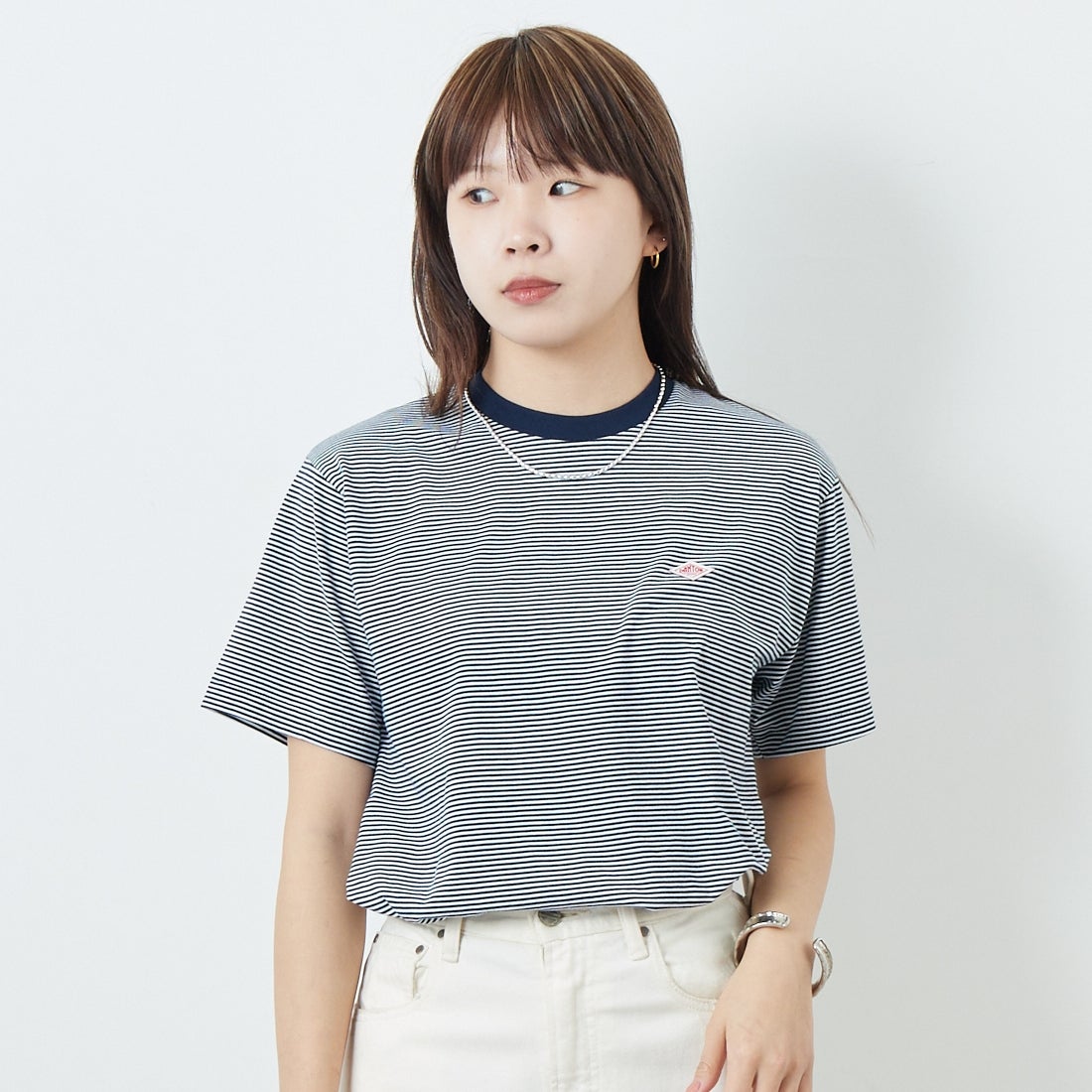 DANTON [ダントン] ボーダーインナーTシャツ [DT-C0195CVT]｜ジーンズ