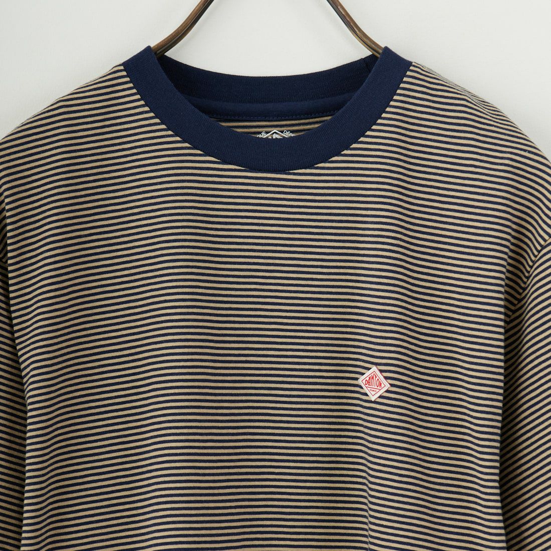 DANTON [ダントン] ボーダーインナーTシャツ [DT-C0195CVT] NAVY/BEIGE