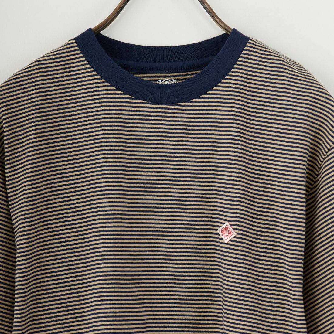 DANTON [ダントン] ボーダーインナーTシャツ [DT-C0195CVT] NAVY/BEIGE