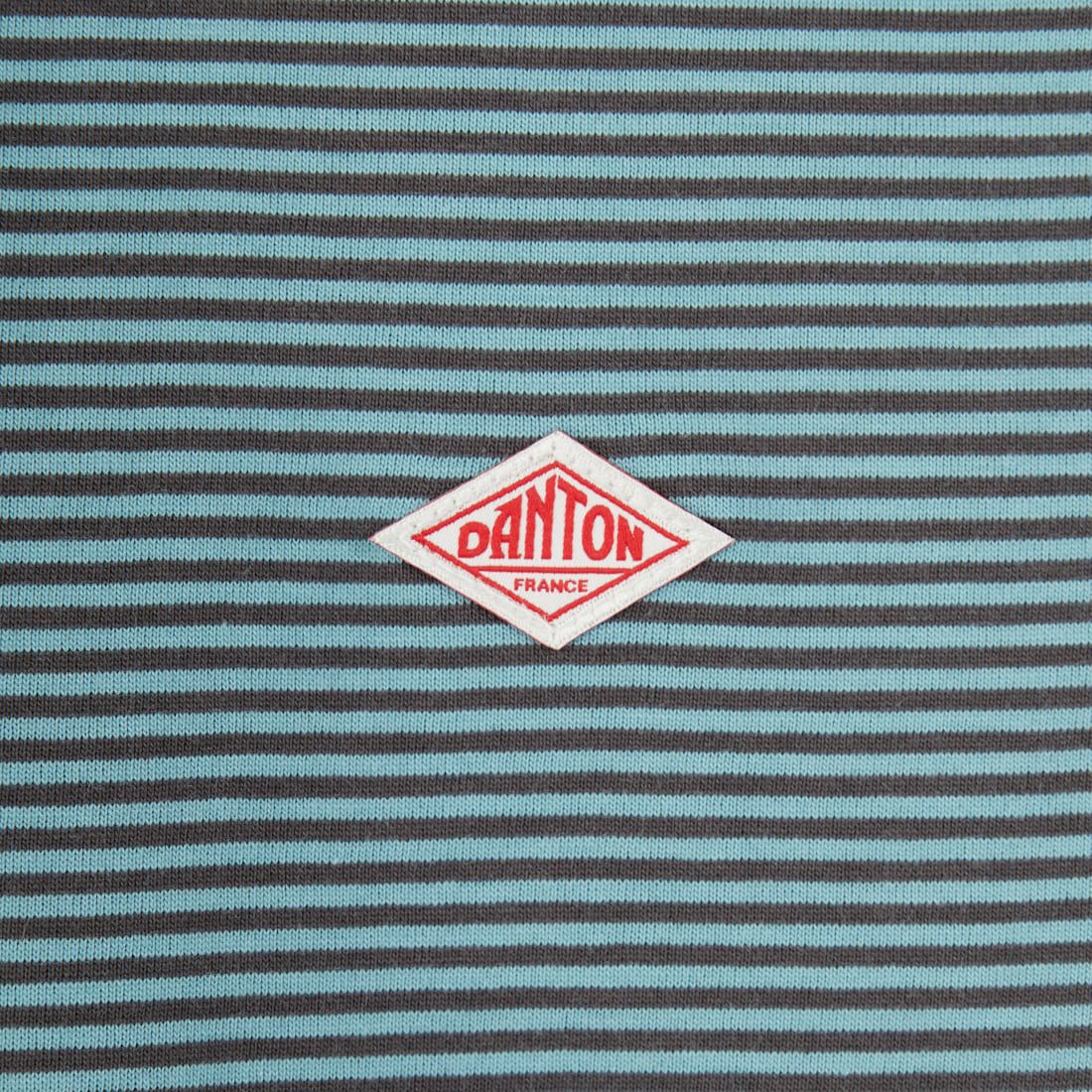 DANTON [ダントン] ボーダーインナーTシャツ [DT-C0195CVT] SAX/CHARCO