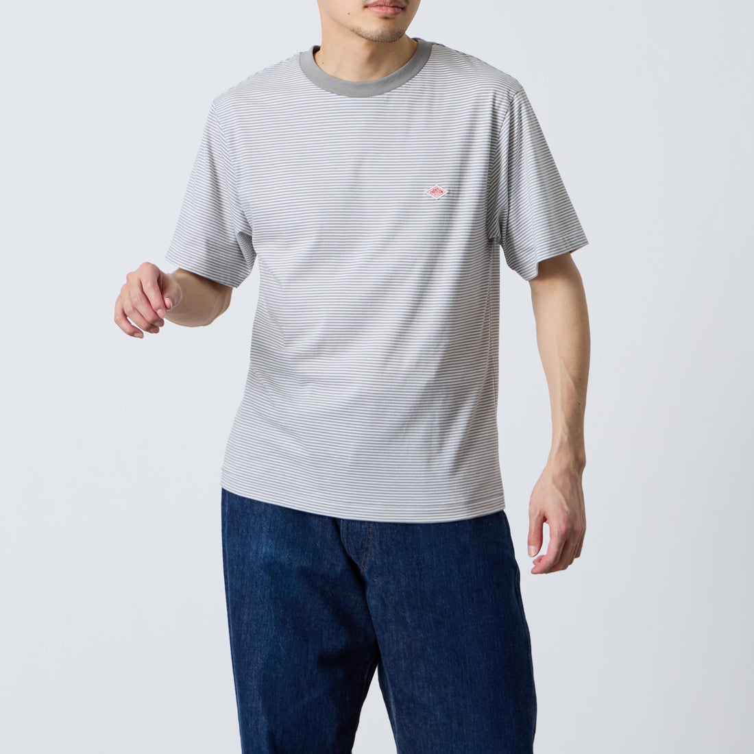 GREY/WHITE&&モデル身長：168cm 着用サイズ：S&&