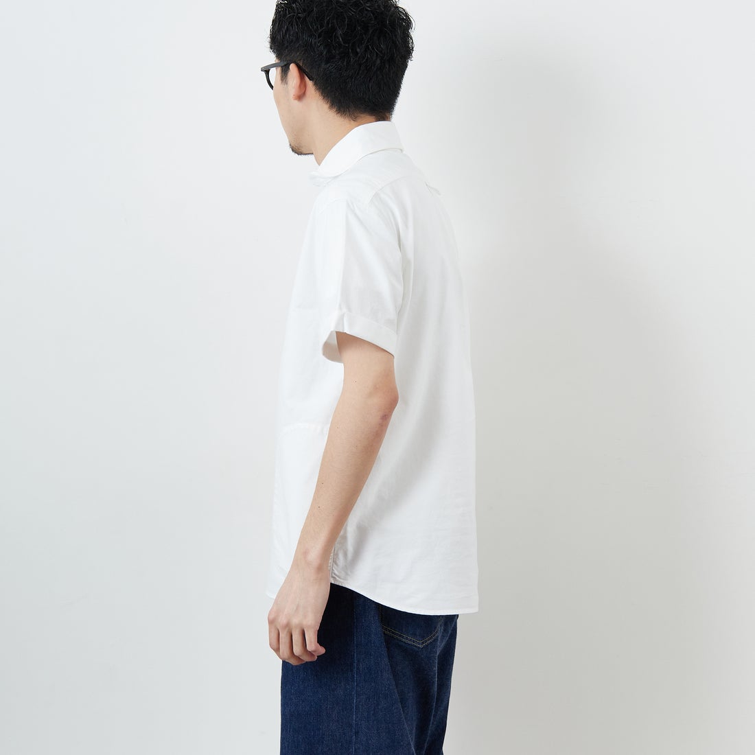 DANTON [ダントン] ラウンドカラー プルオーバーシャツ [DT-B0284SOX