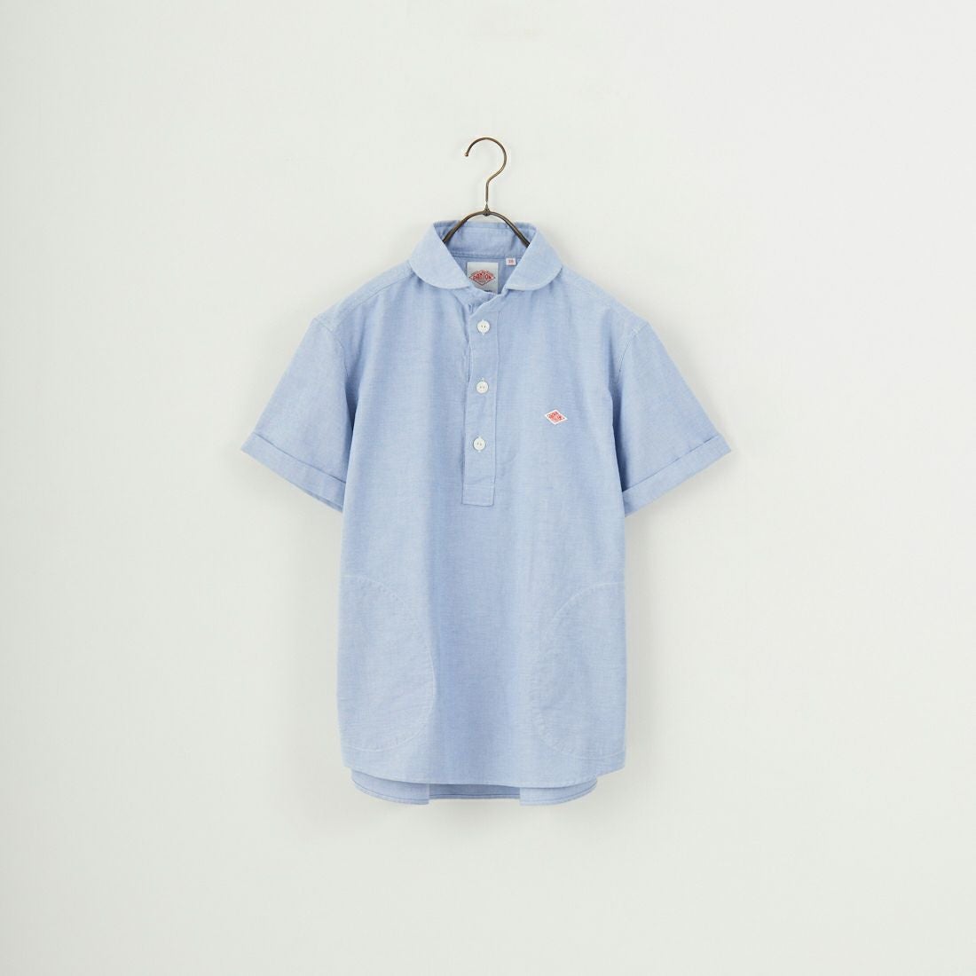 DANTON [ダントン] ラウンドカラー プルオーバーシャツ [DT-B0284SOX