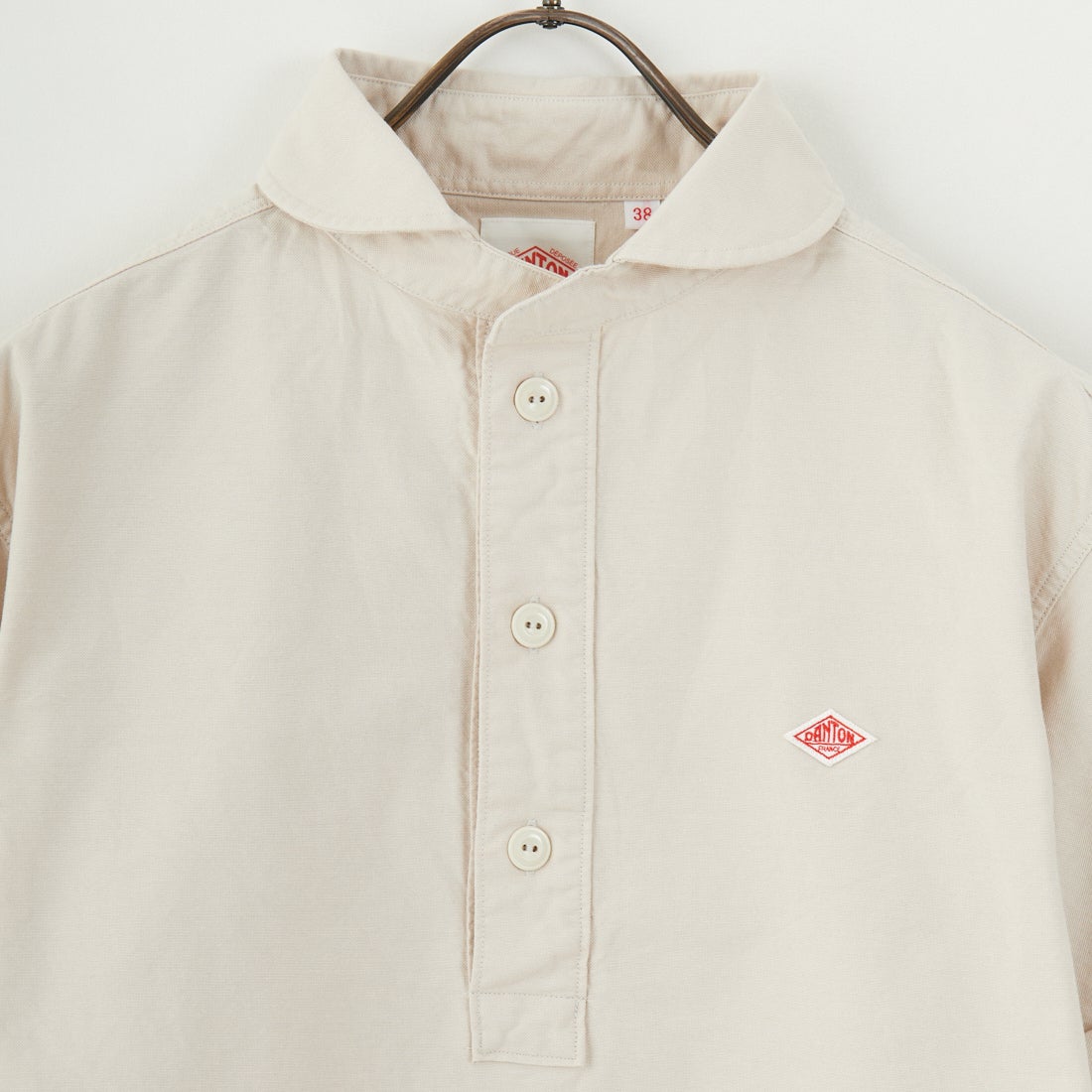 DANTON [ダントン] ラウンドカラー プルオーバーシャツ [DT-B0284SOX