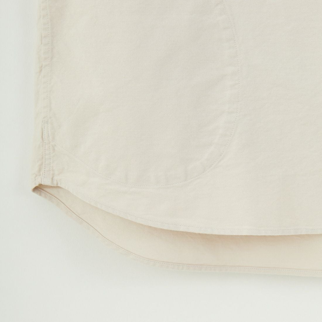 DANTON [ダントン] ラウンドカラー プルオーバーシャツ [DT-B0284SOX] OYSTER