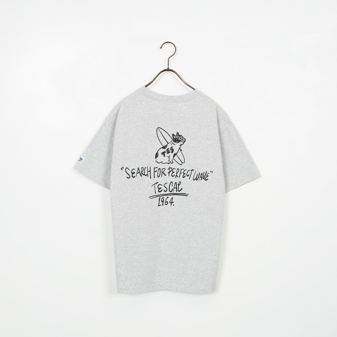 The Endless Summer [エンドレスサマー] 別注 手書き風ロゴ BUHIバックプリントTシャツ [FH-25574502-JF] 03 MIX GRA