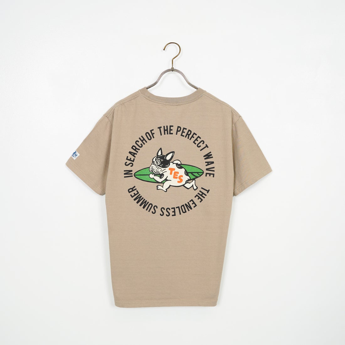 The Endless Summer [エンドレスサマー] 別注 サークルBUHIバックプリントTシャツ [FH-25574503-JF] 35 BEIGE