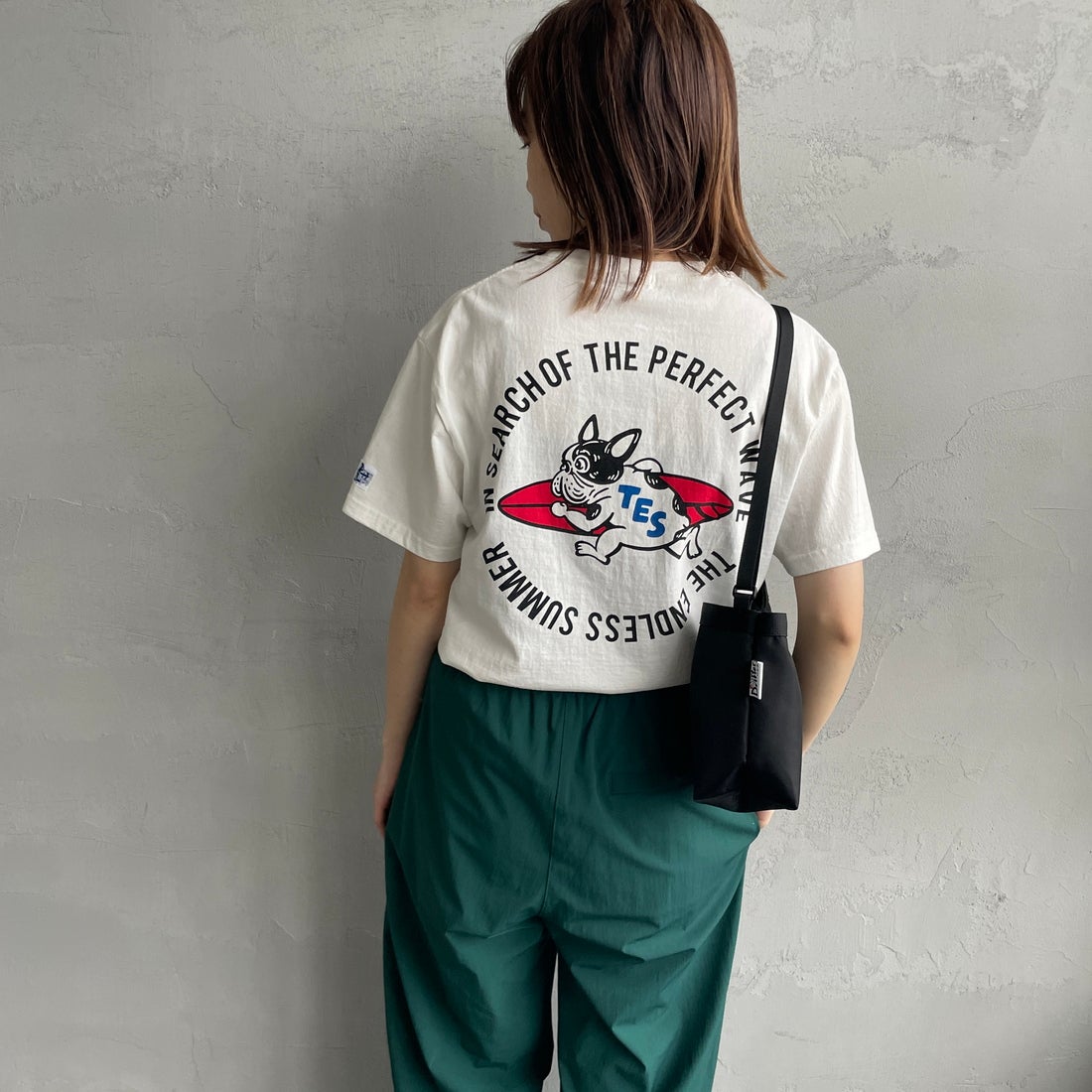 07 WHITE&&モデル身長：158cm 着用サイズ：S&&