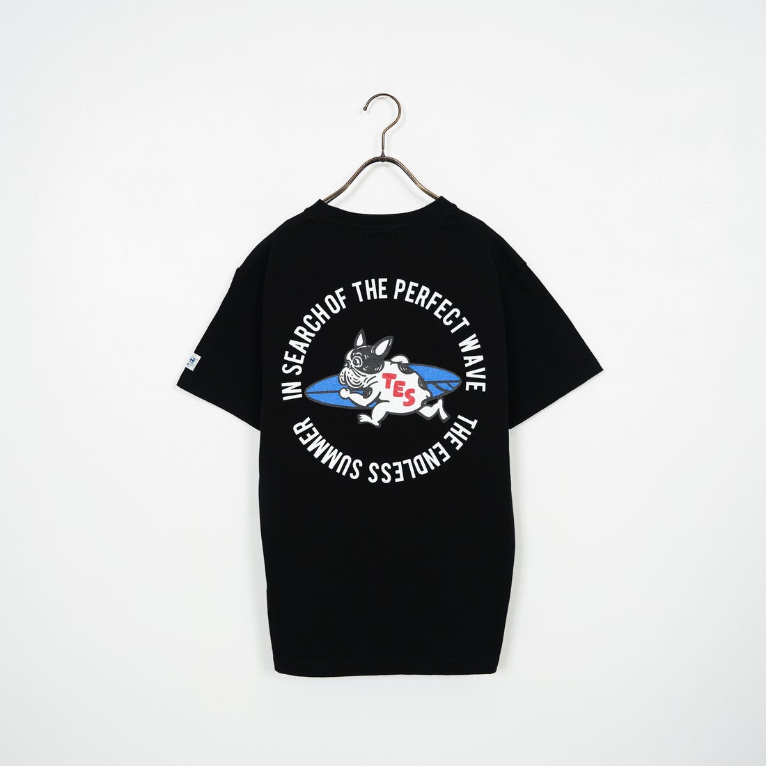 The Endless Summer [エンドレスサマー] 別注 サークルBUHIバックプリントTシャツ [FH-25574503-JF] 01 BLACK