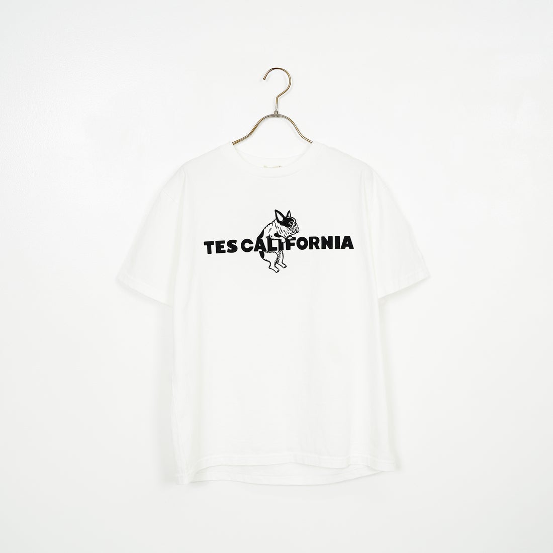 The Endless Summer [エンドレスサマー] 別注 TES CALフロッキーロゴプリントTシャツ [FH-25574504-JF] 07 WHITE