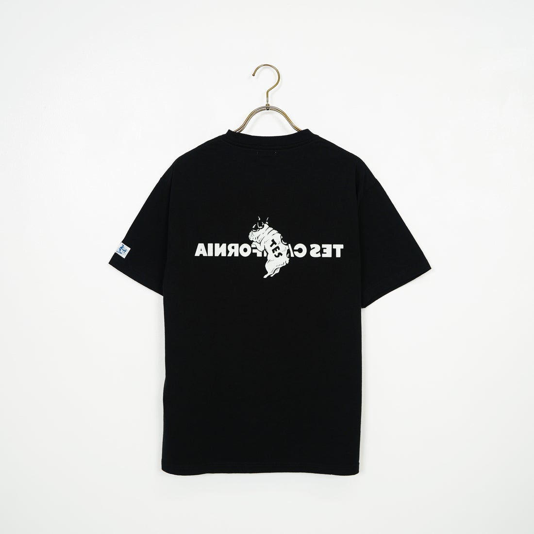 The Endless Summer [エンドレスサマー] 別注 TES CALフロッキーロゴプリントTシャツ [FH-25574504-JF] 01 BLACK