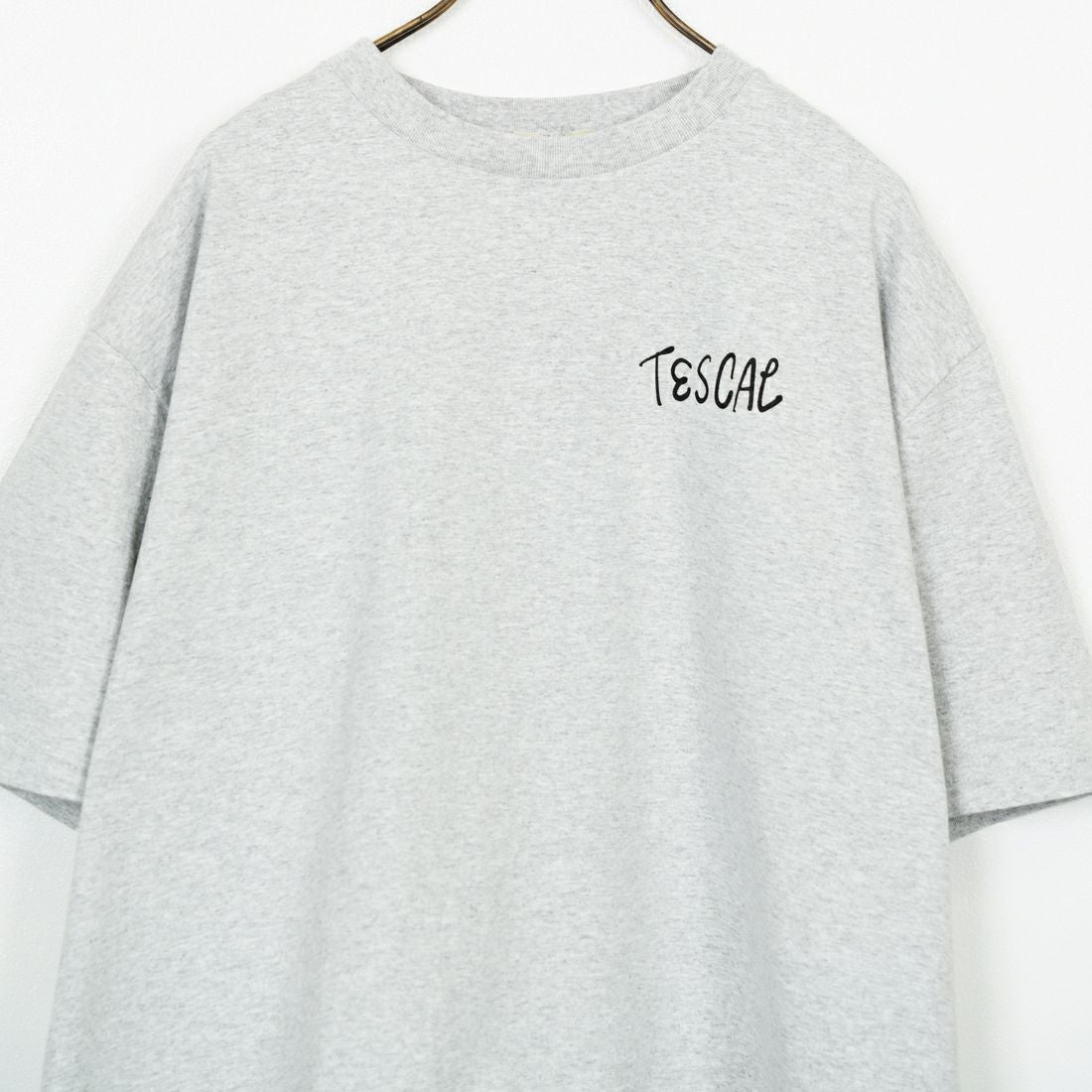 The Endless Summer [エンドレスサマー] 別注 手書き風ロゴ BUHIバックプリント カットオフTシャツ [FH-25574508-JF] MIX GRAY