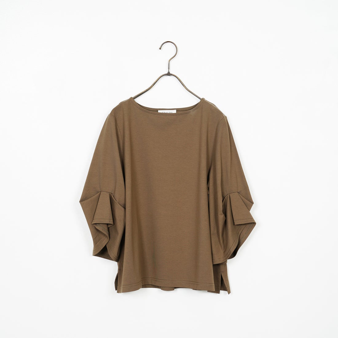 Jf Ready Made [ジェイエフレディメイド] 袖タック シルケットプルオーバー [3112133] 701 ﾌﾞﾗｳﾝ