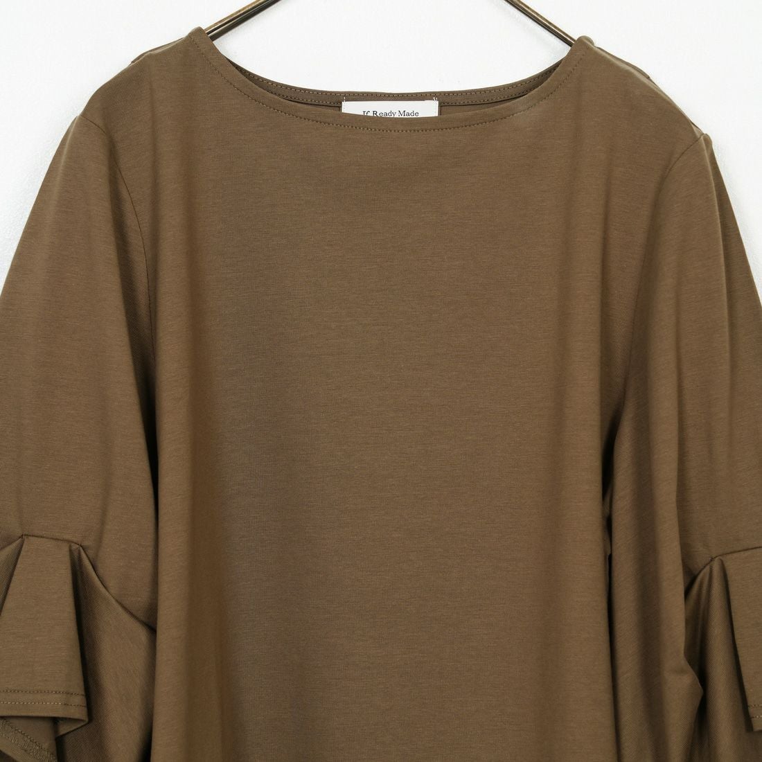 Jf Ready Made [ジェイエフレディメイド] 袖タック シルケットプルオーバー [3112133] 701 ﾌﾞﾗｳﾝ