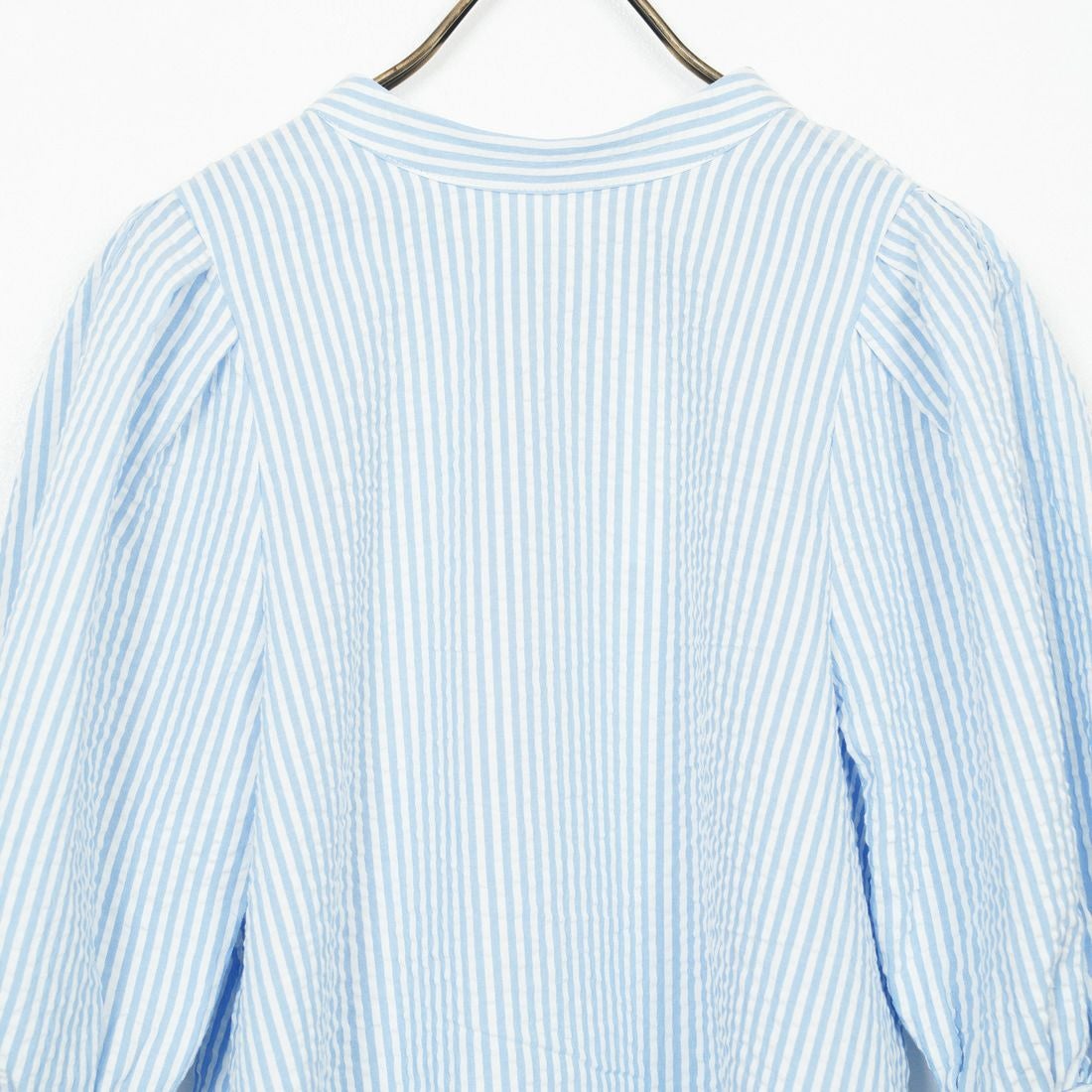 Jf Ready Made [ジェイエフレディメイド] サッカーストライプ バックリボンブラウス [3112304] 510 ｻｯｸｽ