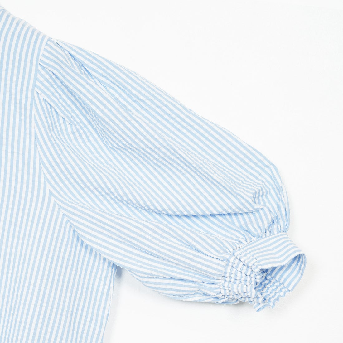 Jf Ready Made [ジェイエフレディメイド] サッカーストライプ バックリボンブラウス [3112304] 510 ｻｯｸｽ