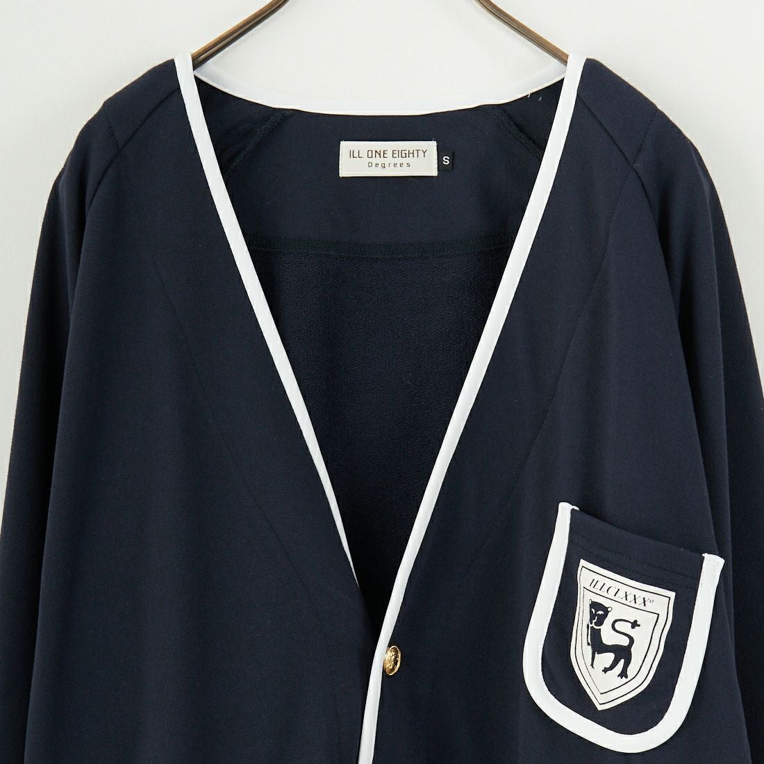 ILL ONE EIGHTY [イル ワンエイティ] アイビー カーディガン [ILL251-13] NAVY