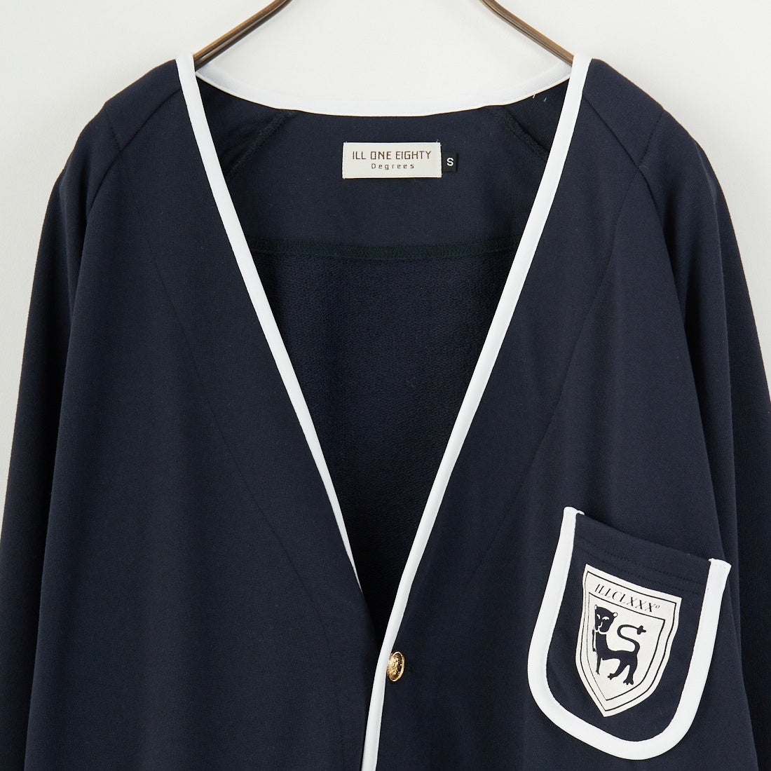 ILL ONE EIGHTY [イル ワンエイティ] アイビー カーディガン [ILL251-13] NAVY