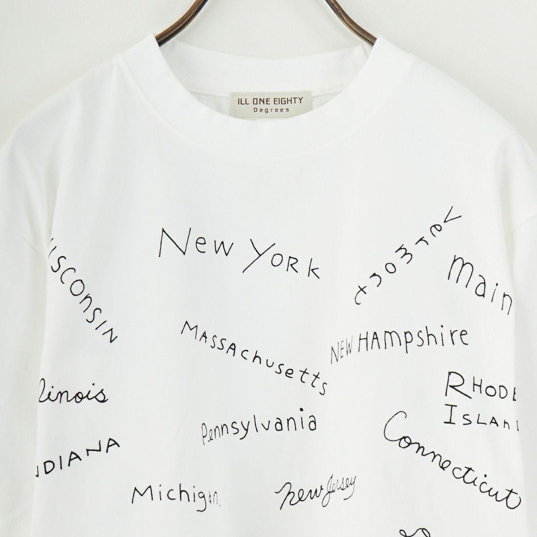 ILL ONE EIGHTY [イル ワンエイティ] DOODLE ショートスリーブTシャツ [ILL251-40] WHITE