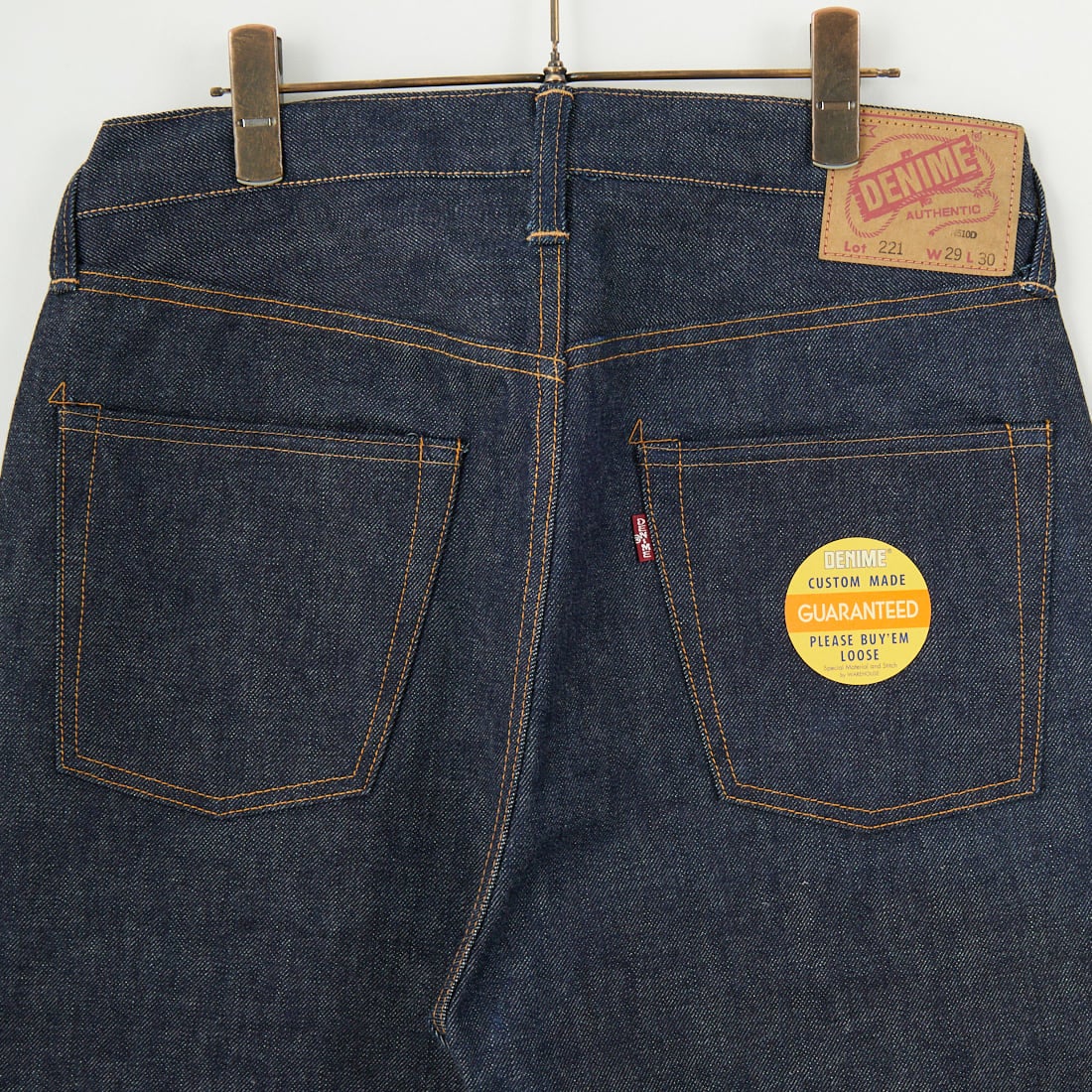 DENIME [ドゥニーム] BIG E MODEL ノンウォッシュデニム [221] NON WASH