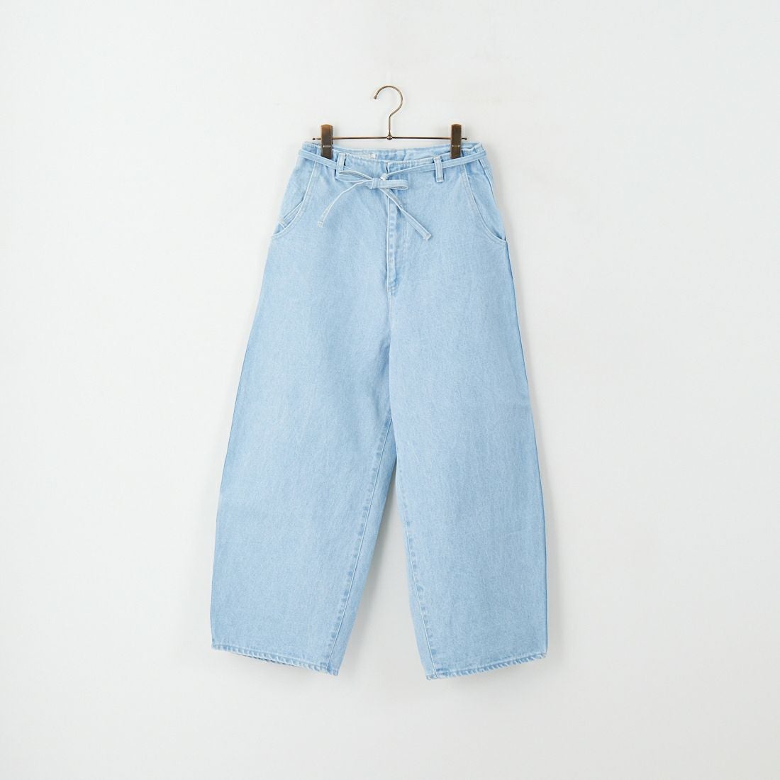 JoICEADDED [ジョイスアディッド] ラウンドワイドデニムトラウザー