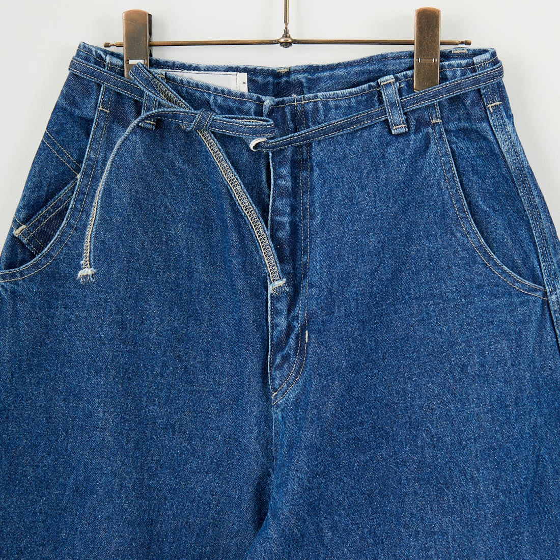 JoICEADDED [ジョイスアディッド] ラウンドワイドデニムトラウザー [J231DN01] BLUE