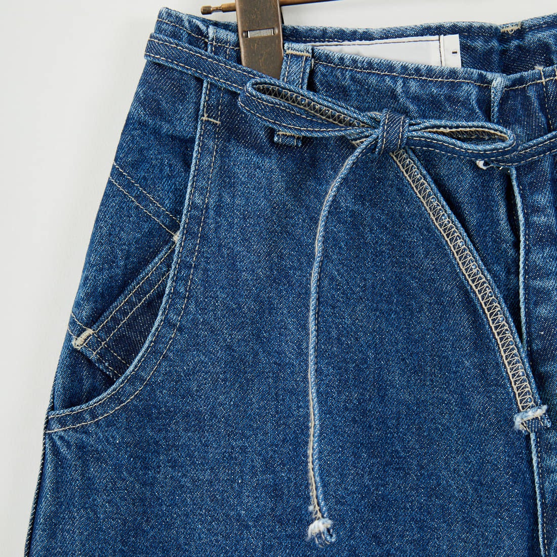 JoICEADDED [ジョイスアディッド] ラウンドワイドデニムトラウザー [J231DN01] BLUE