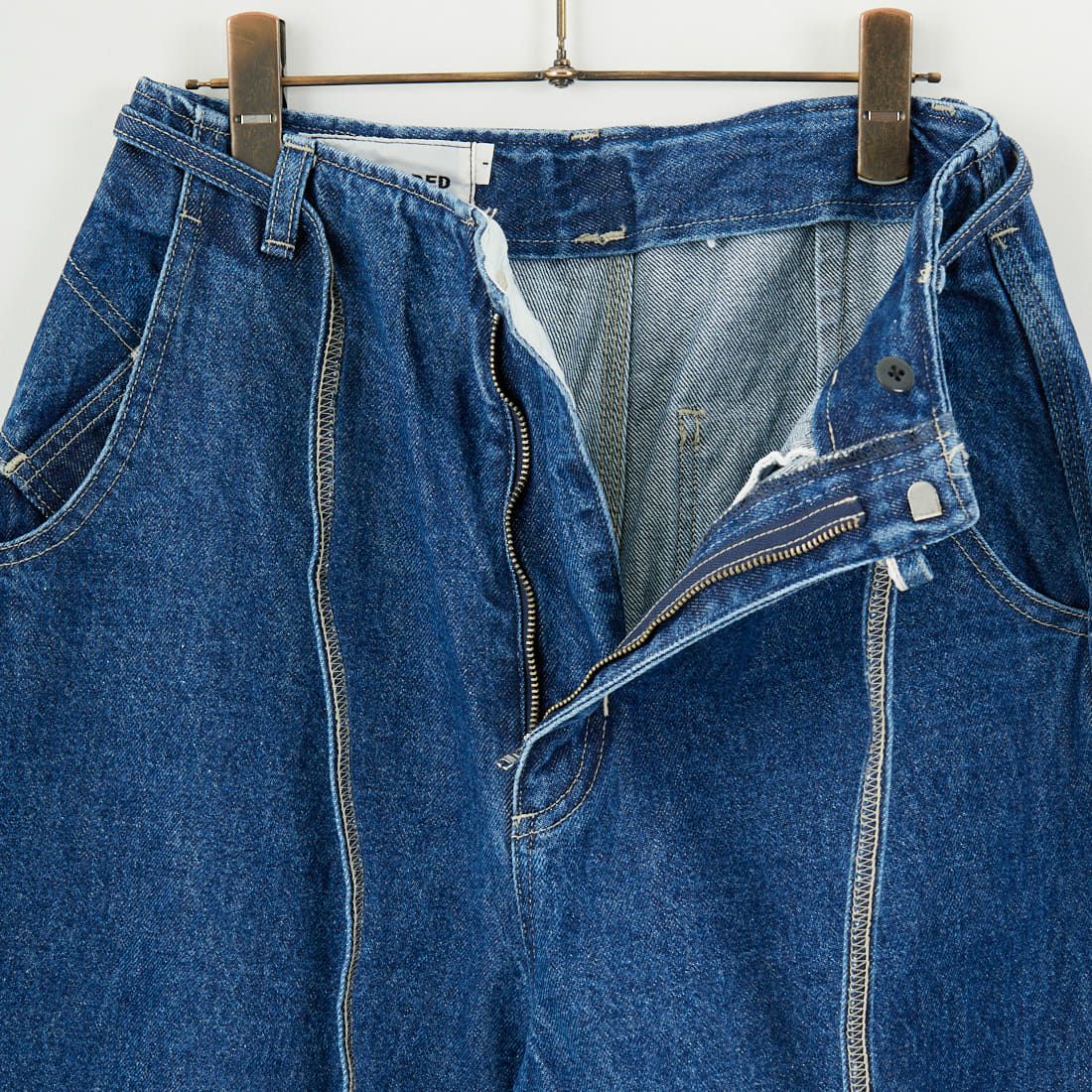 JoICEADDED [ジョイスアディッド] ラウンドワイドデニムトラウザー [J231DN01] BLUE