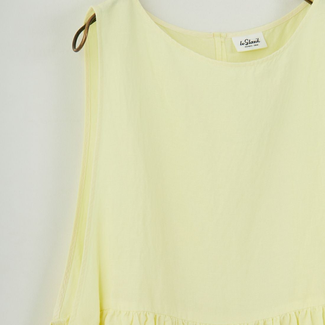 le glazik [ルグラジック] スリーブレスシャツ [LG-B0385LRC] YELLOW