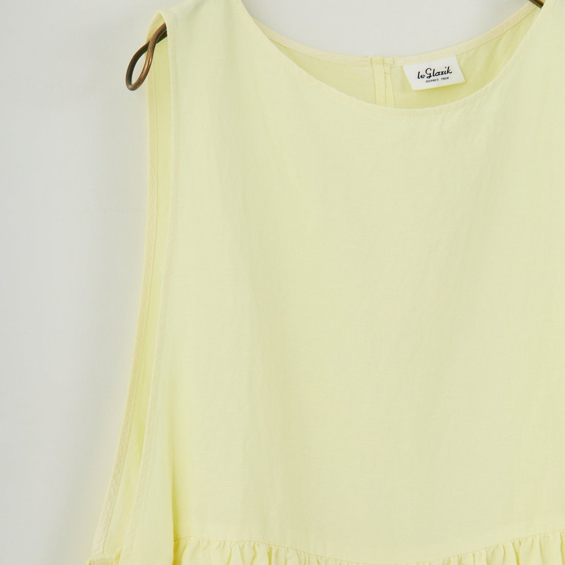 le glazik [ルグラジック] スリーブレスシャツ [LG-B0385LRC] YELLOW