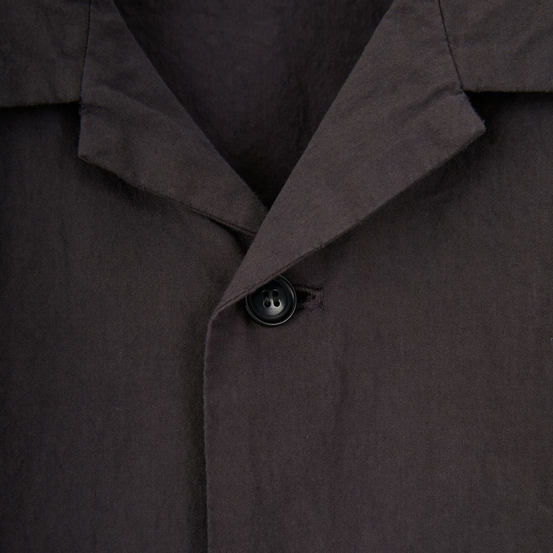 ORCIVAL [オーシバル] オープンカラー ショートスリーブシャツ [OR-B0363GDP] CHARCOAL