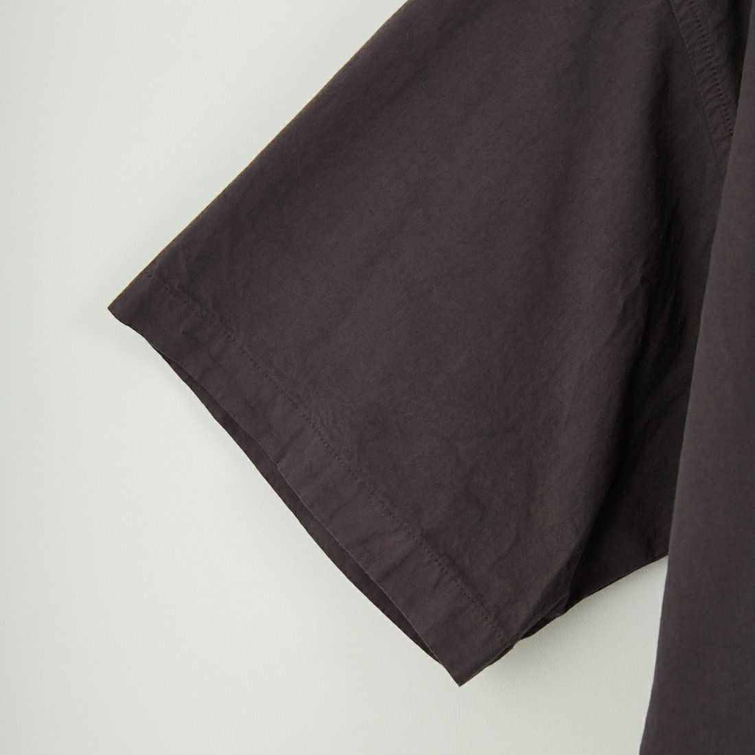 ORCIVAL [オーシバル] オープンカラー ショートスリーブシャツ [OR-B0363GDP] CHARCOAL