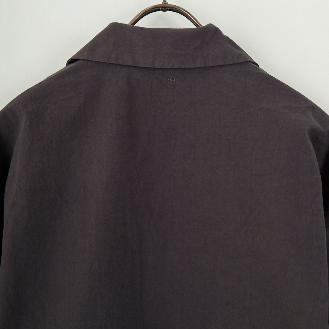 ORCIVAL [オーシバル] オープンカラー ショートスリーブシャツ [OR-B0363GDP] CHARCOAL