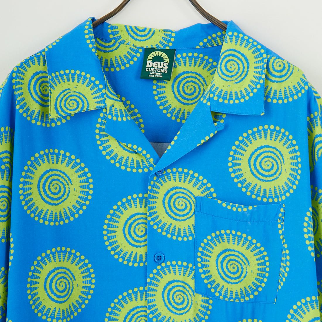 DEUS EX MACHINA [デウス エクス マキナ] カラー半袖シャツ [DMP255069] BLUE