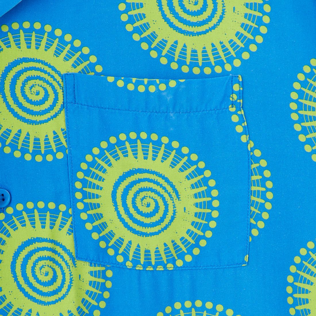 DEUS EX MACHINA [デウス エクス マキナ] カラー半袖シャツ [DMP255069] BLUE