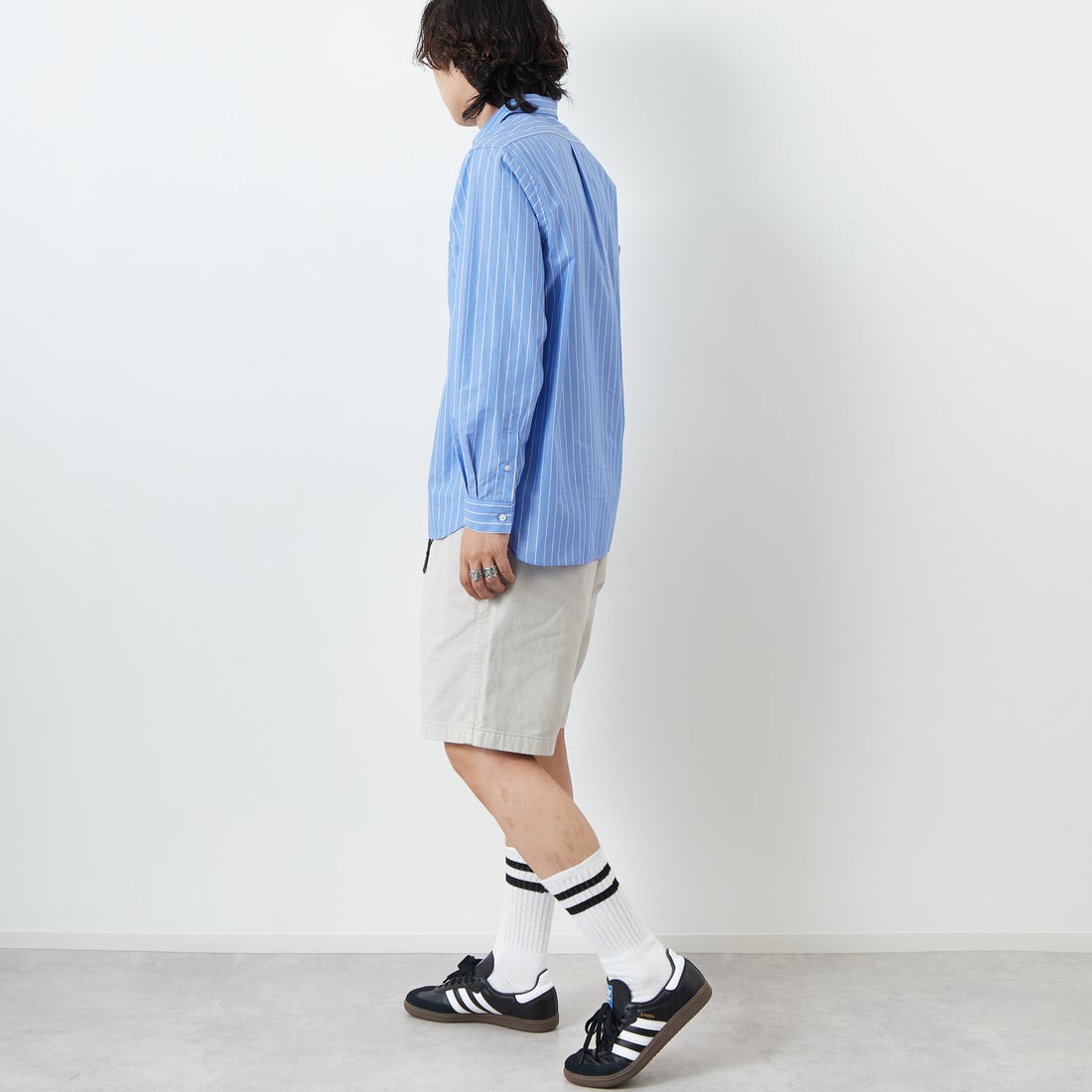 GRAMiCCi [グラミチ] Gショーツ ピグメントダイ [G4SM-P123] DUNE &&モデル身長：179cm 着用サイズ：L&&