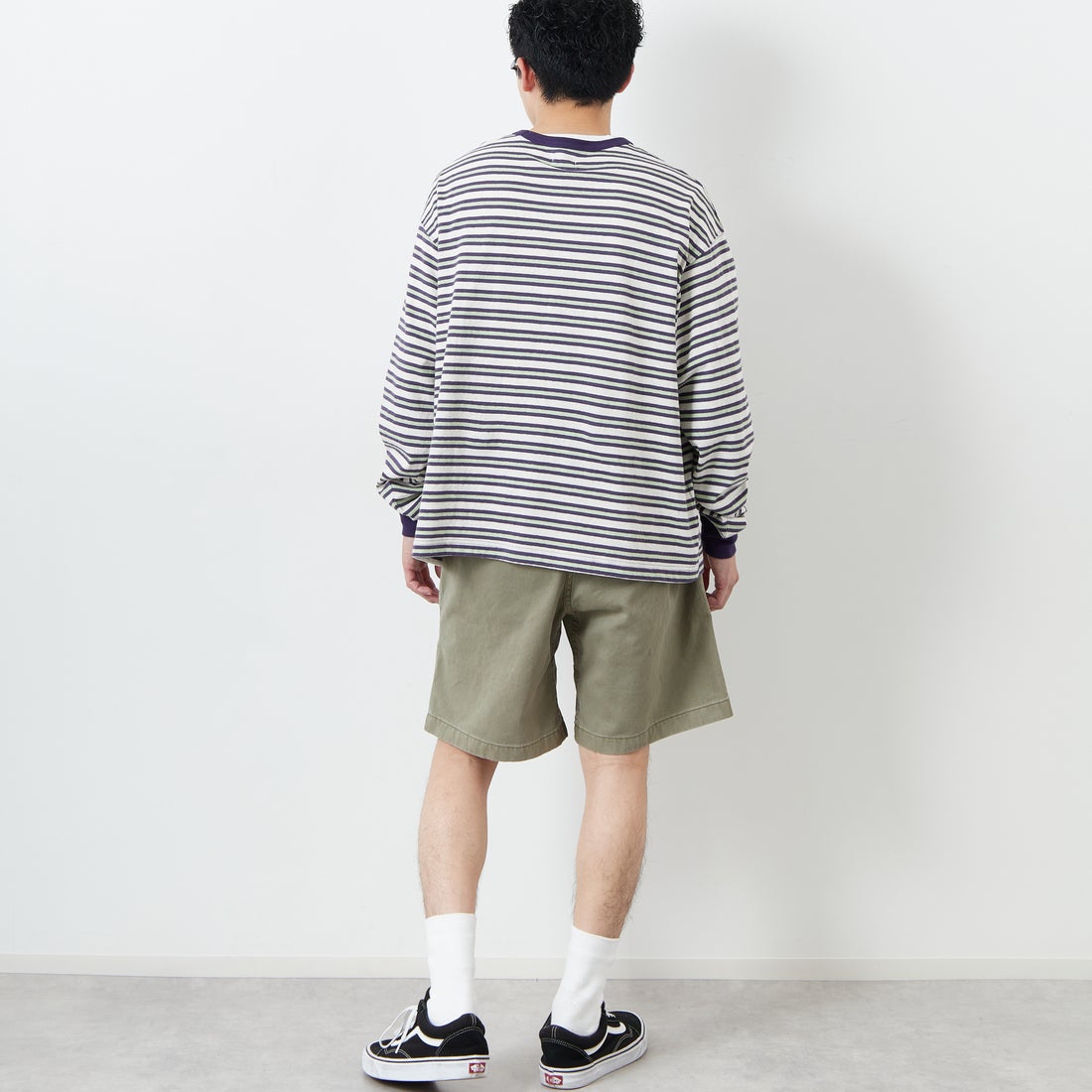 GRAMiCCi [グラミチ] Gショーツ ピグメントダイ [G4SM-P123] HERB &&モデル身長：168cm 着用サイズ：M&&