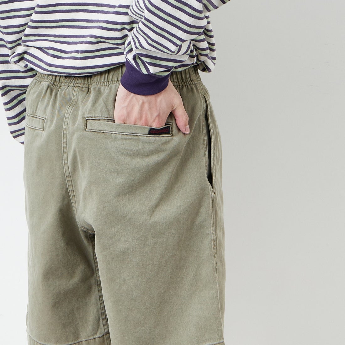 GRAMiCCi [グラミチ] Gショーツ ピグメントダイ [G4SM-P123] HERB &&モデル身長：168cm 着用サイズ：M&&